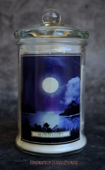 Hexenshop Dark Phönix Magic of Brighid Vollmond Ritualkerze im Glas